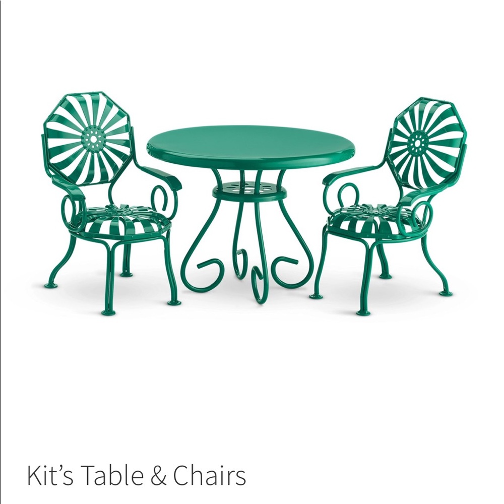 American Girl table and chairs